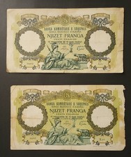 Albania / Banca Nazionale d’Albania – Set of 2 20 Franga (1939-40) [Fine]