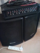 4input pa system complete with