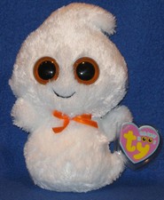 TY BEANIE BOOS - ORIGINAL GHOSTY the 6" GHOST - NEAR MINT TAG - UK EXCLUSIVE