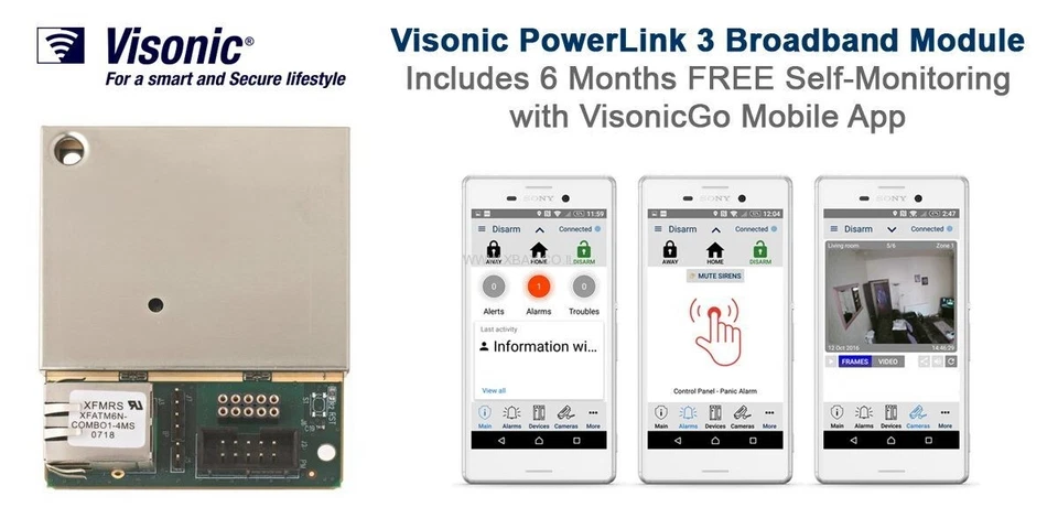 Visonic Powerlink 3 Brodband IP Module (For Powermaster & powermax ) - Image 3 of 3