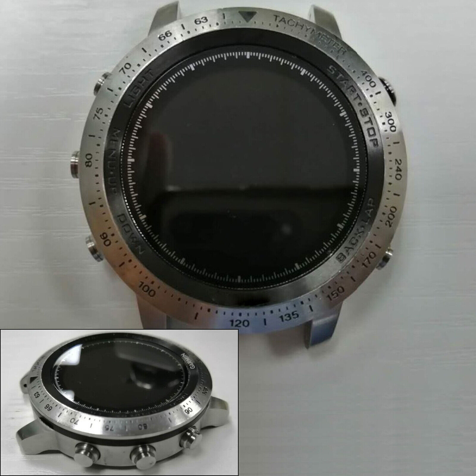 Garmin Chronos Fenix Tachymeter Smart Watch LCD Display Screen Replacement-image