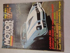 MOTOR MANUAL MAGAZINE October 1979 No. 446 Camaro Z28