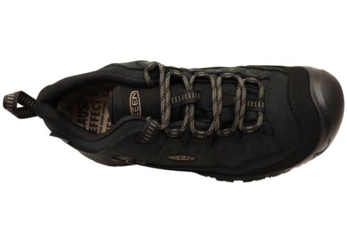 Brand New Keen Mens Targhee Iv Waterproof Hiking Shoes Triple Black - Picture 2 of 6