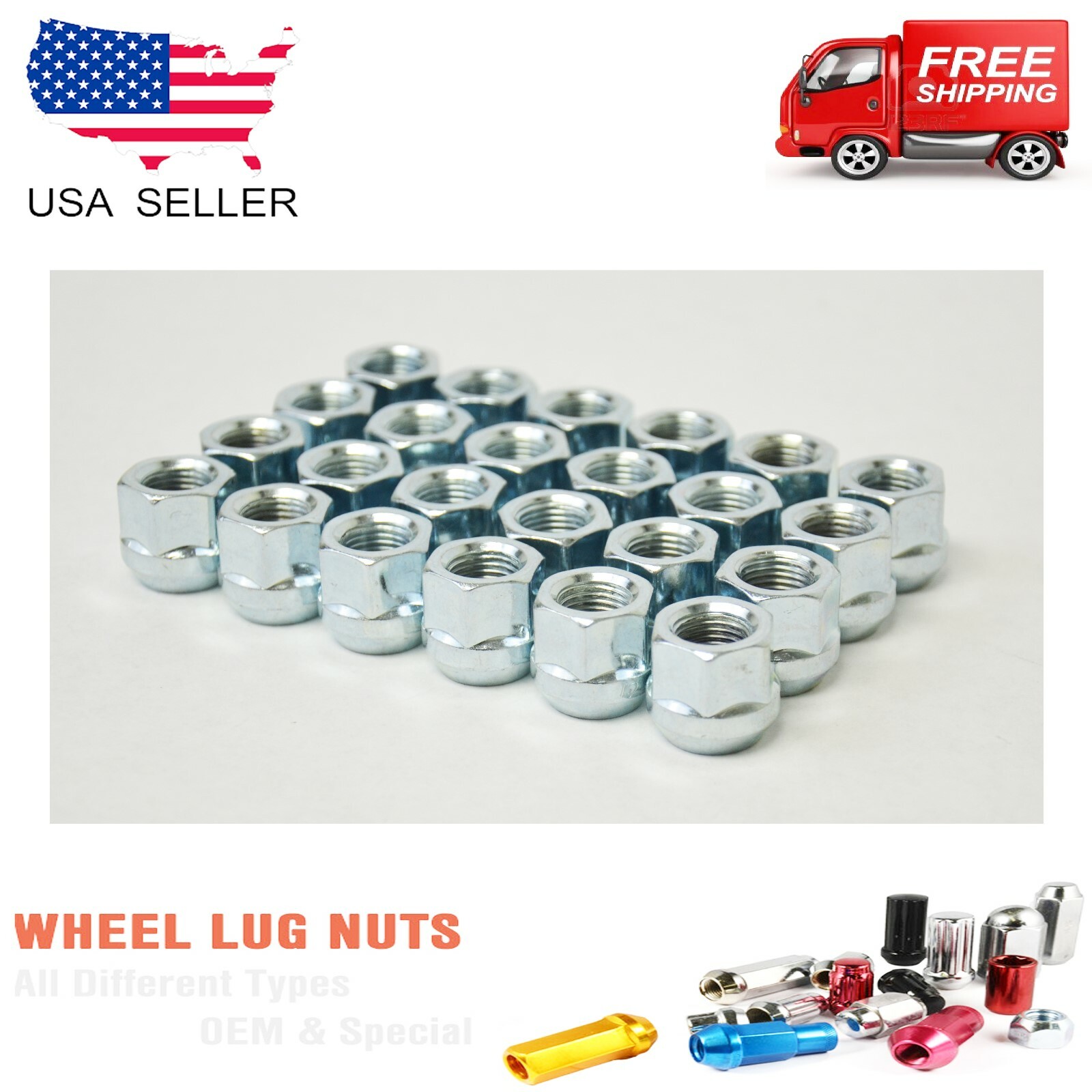 Lug Nuts For Sale 20-Pack 12x1.5 Open End Bulge Acorn Lug Nuts – Black Finish, 60-Day Warranty 12x1.5 Lug Nuts Napa - Foto 3