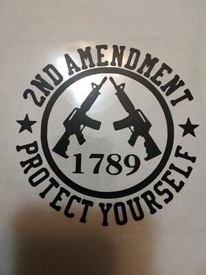 2nd amendment decal