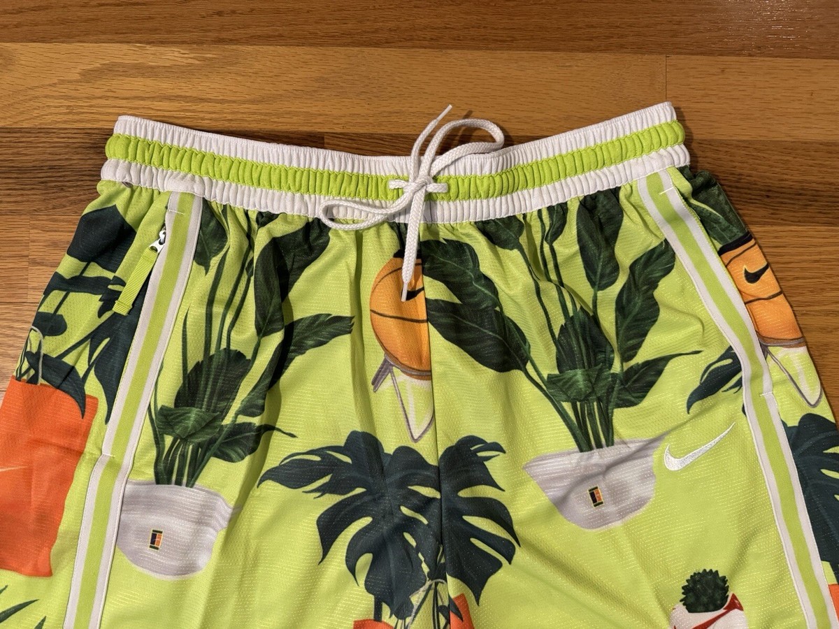 New XXL Nike DNA+ Court Basketball Shorts Cortez Floral Green
