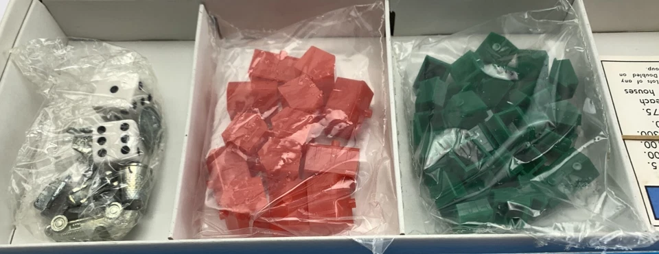 1975 Monopoly Game by Parker Brothers New Old Stock Pieces Sealed FREE SHIPPING - Image 4 of 4