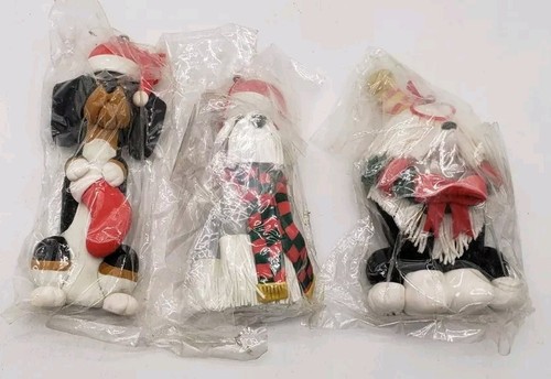 Home Interiors and Gifts Rustic Vintage Christmas Ornament DOGS