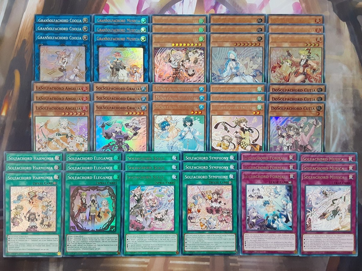 yugioh salad deck Solfachord 48 Cards Coolia Fancia Beautia Complete Tournament Ready Yu-Gi-Oh! Deck Recipe Details |