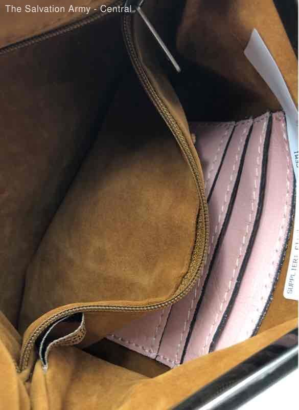 Patricia Nash Womens Pink Leather Nash Pink Asher Twisted Frame Clutch