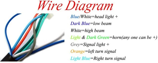 Dual Sport Left Switch Light Turn Signal Horn for Suzuki DR 250 350 DRZ 400 650 Foto 4 de 4