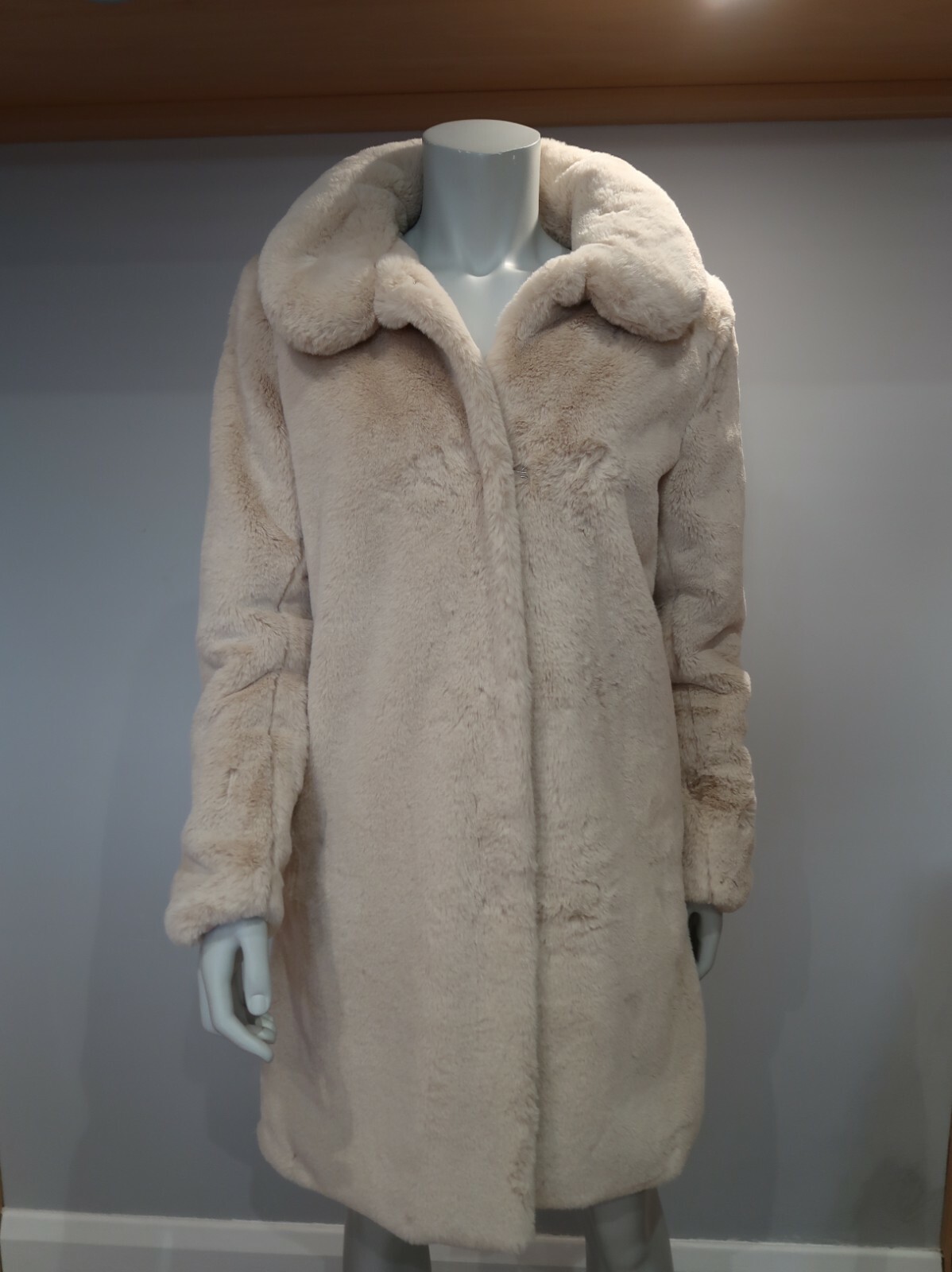 TESCO F\u0026F FAUX FUR COAT UK 10 US 6 EUR 