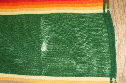 Pendleton Beaver State vintage green southwestern print blanket - Picture 7 of 9