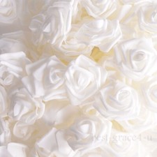 50/100 Large Foam Roses WHOLESALE Heads Buds Big Flower Wedding Home Party UK