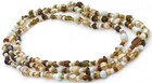 Vintage Extra Long Glass Bead Necklace 50" — photo 5