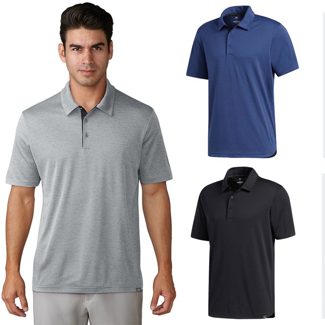 adidas collarless golf shirts