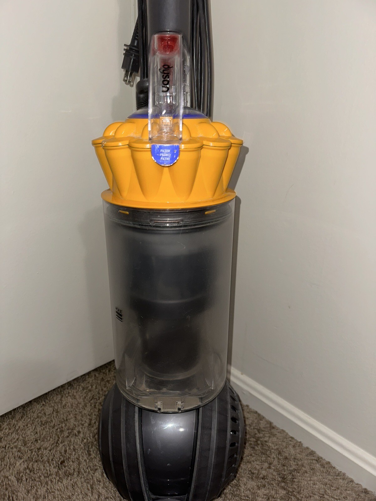 Dyson Ball Total Clean Upright Vacuum Cleaner Yellow eBay