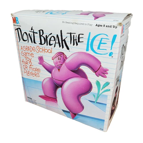 Vintage Don't Break the Ice Game Milton Bradley 1993 Kids USA - 100% Complete