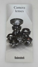 RODENSTOCK LARGE FORMAT CAMERA LENSES BROCHURE