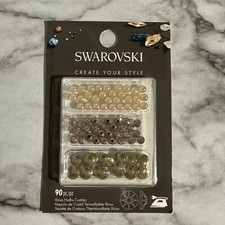 SWAROVSKI Create Your Style Xirius Hotfix Combo Golden Shadow 90pc New