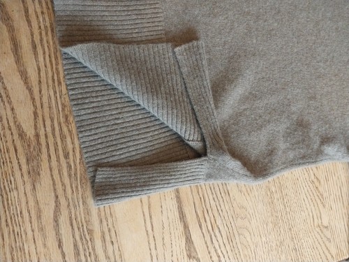 Lord & Taylor 100% Cashmere Turtleneck Sweater  Womens Sz Medium Gray Brown - Picture 7 of 9