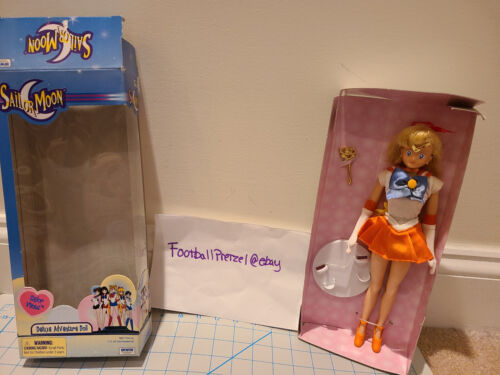 Sailor Venus doll 11.5" Irwin Toy Complete box wand stand Sailor Moon