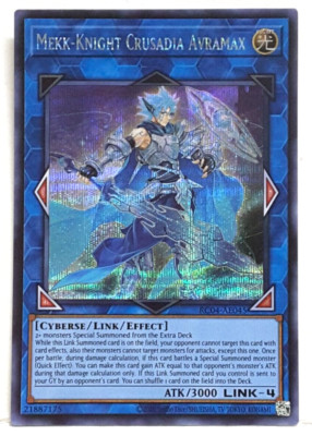 Avramax Yugioh Asian-English Mekk-Knight Crusadia Avramax RC04-AE045 Secret ...