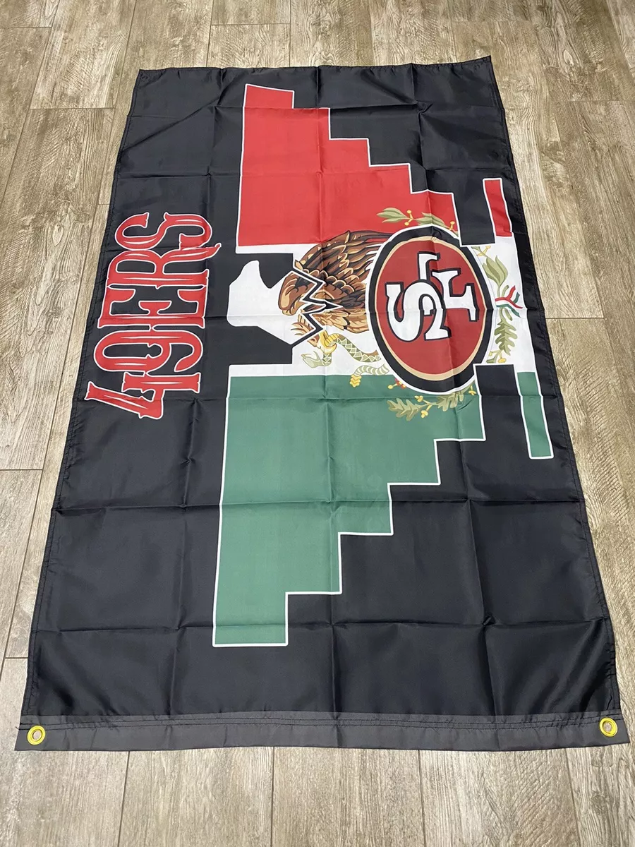 San Francisco 49ers Familia Huelga Flag 3' x 5' Quest For 6 Red