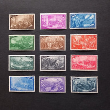 ITALIA REPUBBLICA 1948/ RISORGIMENTO, SERIE DI 12 VAL. INTEGRI MNH** C/CERTIFIC.