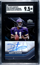 2023 Topps Composite #TCBA-DC Daunte Culpepper Chrome Black Auto. SGC 9.5