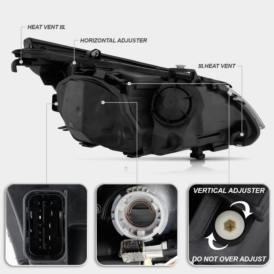 For 2008-2010 BMW E61 528i 535i HID/Xenon w/AFS Projector Headlight Driver Left Foto 4 de 4