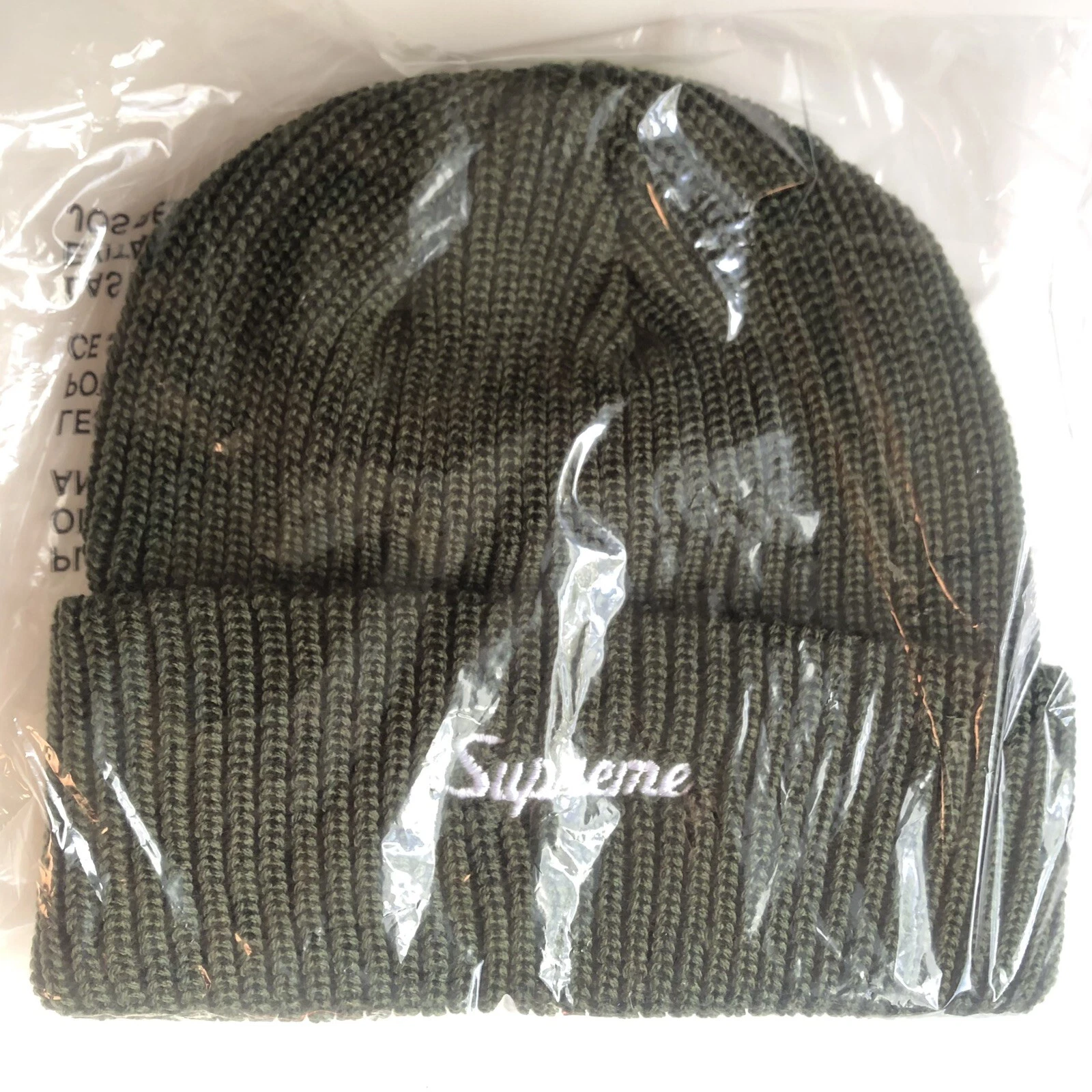 Bonnet SUPREME FW24 calibre lâche OLIVE
