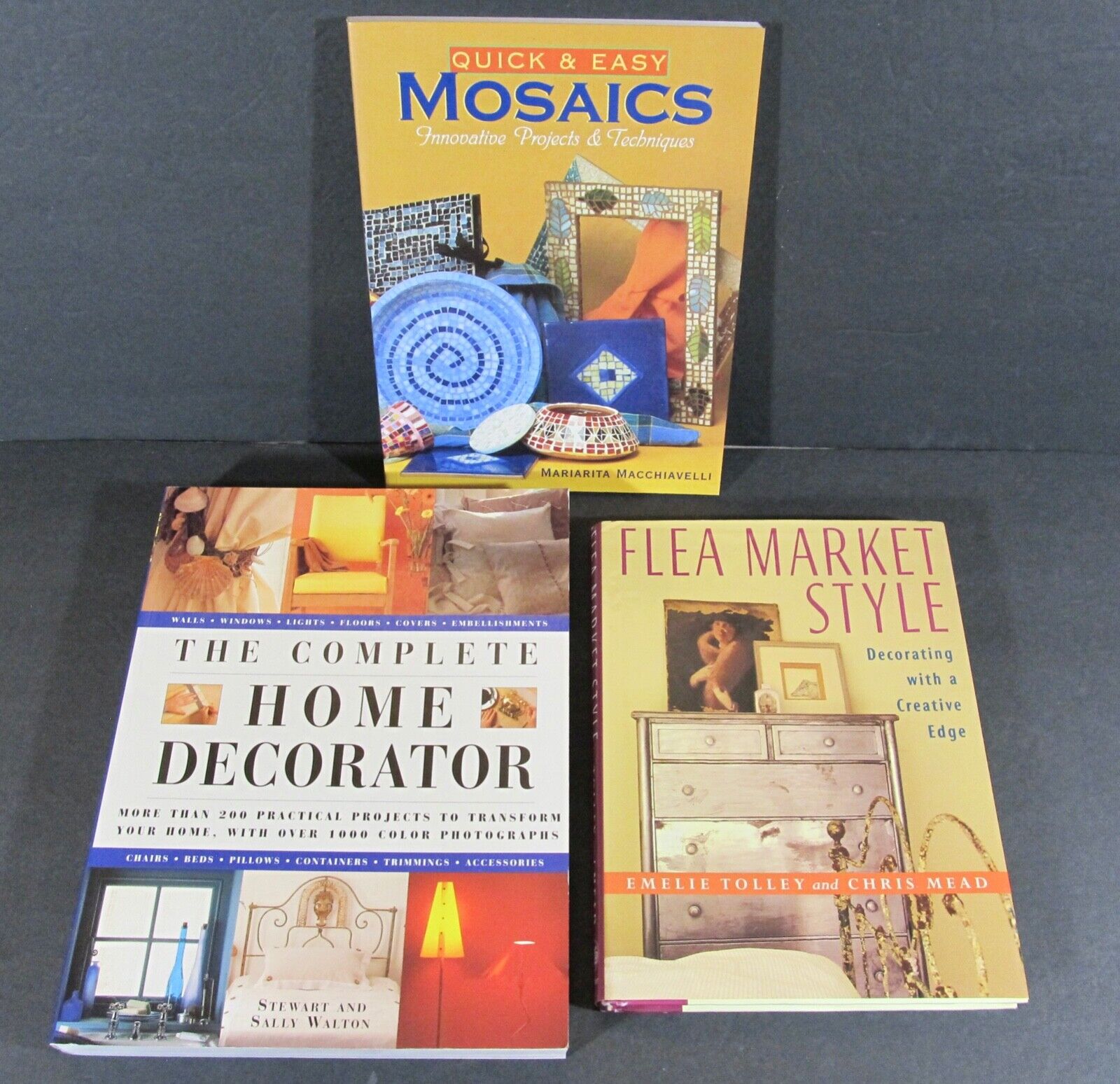 Lot of 3 Do-it-Yourself How-To Home Decor Decorating Crafts ...