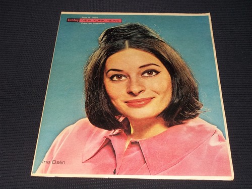 1965 MAY 9 SUNDAY NEW YORK NEWS COLOROTO MAGAZINE - INA BALIN - E 13051