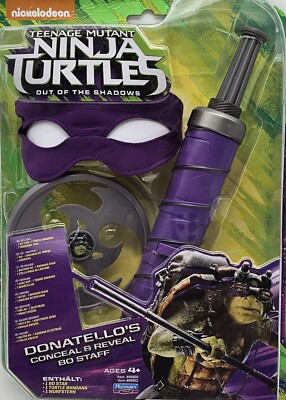 Donatello Conceal Reveal Bo Staff TMNT Spielzeugset Ninja Turtles NEU & OVP