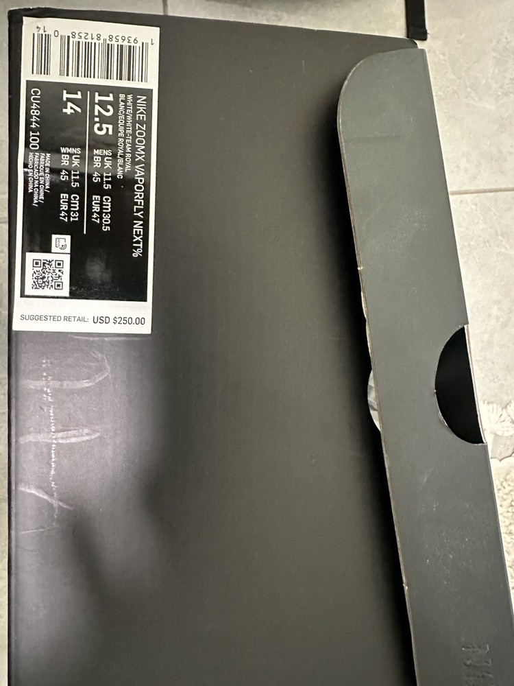 Nike ZoomX Vaporfly Next% BRS 2020 Running Shoes - Size 12.5