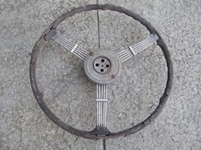 1935-1936 Ford Optional Banjo Steering Wheel 17 Good Spokes 1935-1936 Ford Optional Banjo Steering Wheel 17 Good Spokes