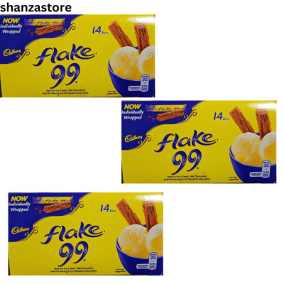 Cadbury Flake 99 Chocolate Mini Bars 14 bars ( 114g ) Pack of 3 | eBay UK