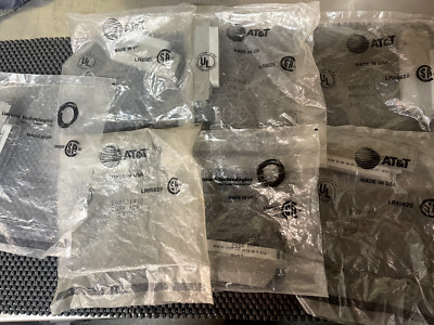 Lot of 7 AT&T/Lucent LR85625 Ethernet Wall Outlet Adapter 159A