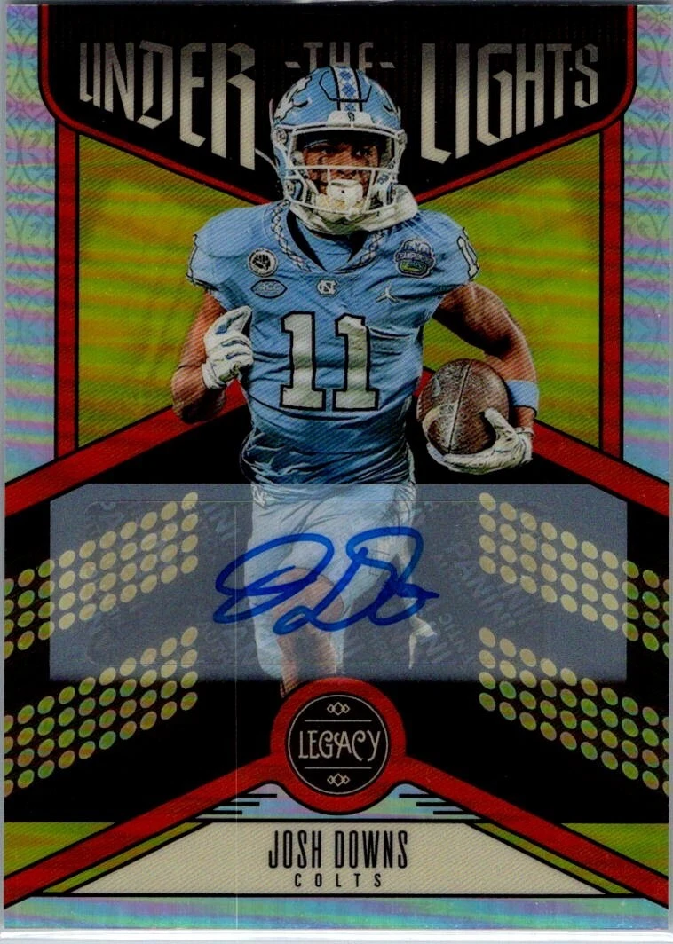 Josh Downs Panini Legacy Under the Lights #ULJDO Silver