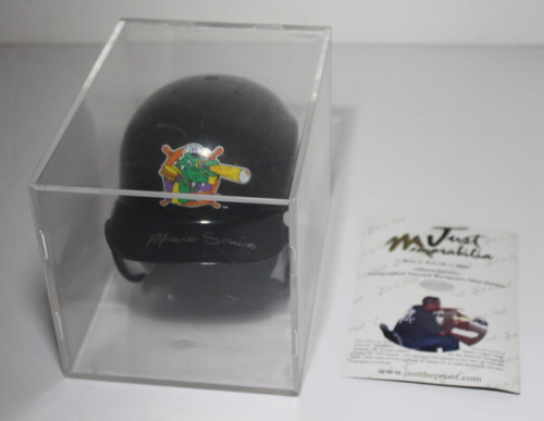 1999 Alfonso Soriano Signed Norwich Navigators Mini Baseball Helmet NY Yankees - Picture 18 of 20