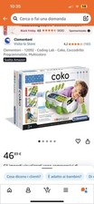 Clementoni Coccodrillo Coko+ Kit Programmazione Gioco Bambini+Omaggio