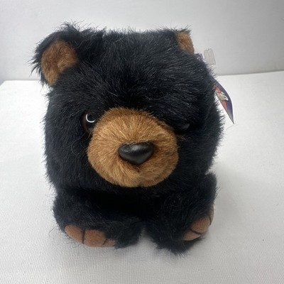 Puffkins BENNY Bear with Tag Black  Plush