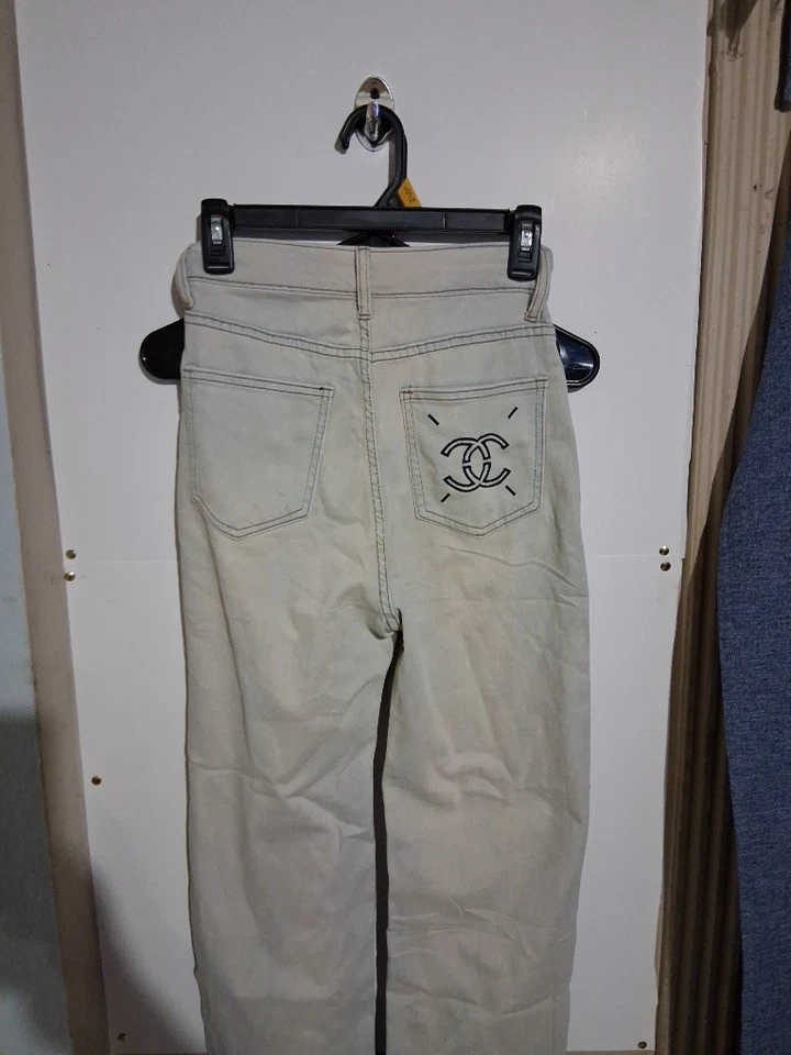 CHANEL Denim Blue Pants for Women for sale | eBay