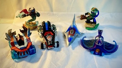 Skylanders Superchargers 4x Vehicles & 2x Figures Lot of 6x Activision 2015