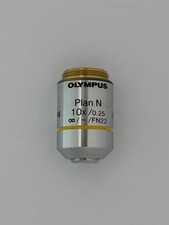 Olympus Plan N 10x/0.25 ∞/- RMS Microscope Objective Lens 