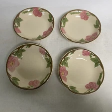 Set Of 4 Franciscan Desert Rose Berry Bowls 5” Desert Bowl Vintage