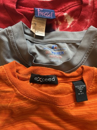 Boys Medium Shirts Lot (7 Items) GAP, OLD NAVY, ADIDAS, EXCEED, FREEZE, RUSSELL - Picture 4 of 18