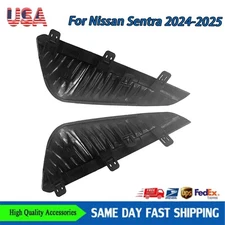 Front Left & Right Side Fog Light Lamp Cover Trim For 2024-2025 Nissan Sentra