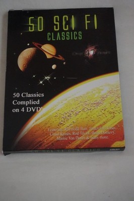 BRAND NEW COLLECTORS EDITION 50 SCI FI CLASSICS OVER 62 HOURS 5 DVD SET LOOK !!